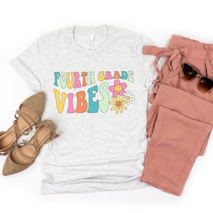 Fourth Grade Teacher Shirts, Matching Teacher Team Shirts, 4th Grade Teacher Shirt, Elementary Tee, 4th Grade T-Shirt, Fourth Grade Gift
