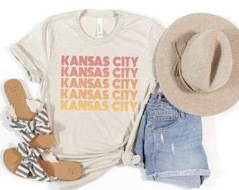 Camiseta de Kansas City, camiseta de Kansas City, camiseta de Kansas City, sudadera de Kansas City, camiseta sin mangas de Kansas City, suéter de Kansas City, regalos de Kansas City, regalo de Kansas City para ella