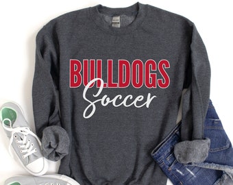 Soccer Sweatshirt, Custom Soccer Sweatshirt Women, Soccer Mom Shirt, Personalized Soccer Hoodie, Soccer Gift, Soccer Team Tees, Soccer Shirt