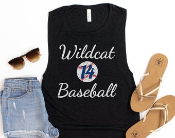 Baseball Tank Top, Custom Baseball Tanks, Personalized Baseball Mom Tank, Baseball Mom Shirt, Baseball Shirt Women, Baseball Gift for Mom