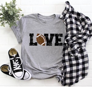 Football Shirts for Women, Football Mom Shirt, Game Day Shirts, Womens Football TShirt, Football Tees, Love Football Shirt, Tailgating Shirt