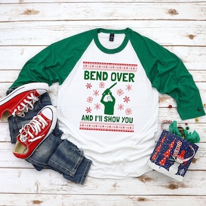 Griswold Christmas Vacation Shirt, Christmas Vacation TShirt, Todd And Margo Shirt, Funny Couples Holiday Tees, Bend Over And I'll Show You