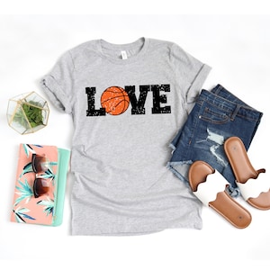 Basketball Shirt Women, Basketball Mom Shirt, Womens Basketball Shirt, Basketball Love Tee, Custom Basketball Shirt, Cute Basketball T Shirt