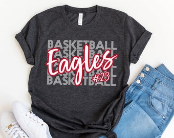Basketball Shirt, Basketball Mom Shirt, Custom Basketball Shirts for Women, Personalized Basketball Tshirt, Basketball Sweatshirt, Team Gift