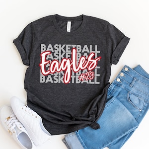 Basketball Shirt, Basketball Mom Shirt, Custom Basketball Shirts for Women, Personalized Basketball Tshirt, Basketball Sweatshirt, Team Gift