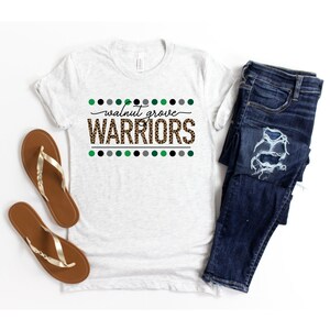 Custom Walnut Grove Warriors Shirt