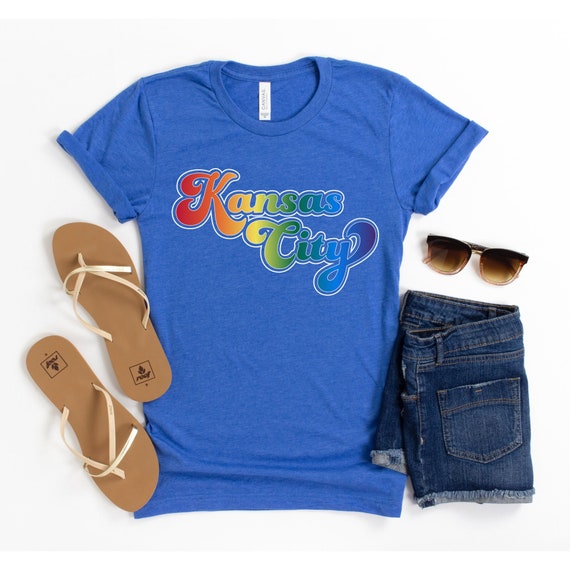 Kansas City Pride Shirt, LGBTQ Shirt, Gay Pride Tshirt, Kansas City Rainbow Shirt, Equality Shirt, LGBTQ Gift, Lesbian Tee, KC Pride Gifts