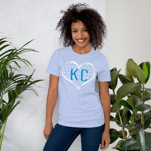 Kansas City Shirt Women KC Heart Shirts Kansas City Tshirts - Etsy