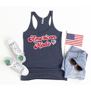 Womens 4th of July Tank Top, 4th of July Shirt Womens Tank Top, American Flag Tank, Fourth of July TankTop, America Tank, American Made Tank
