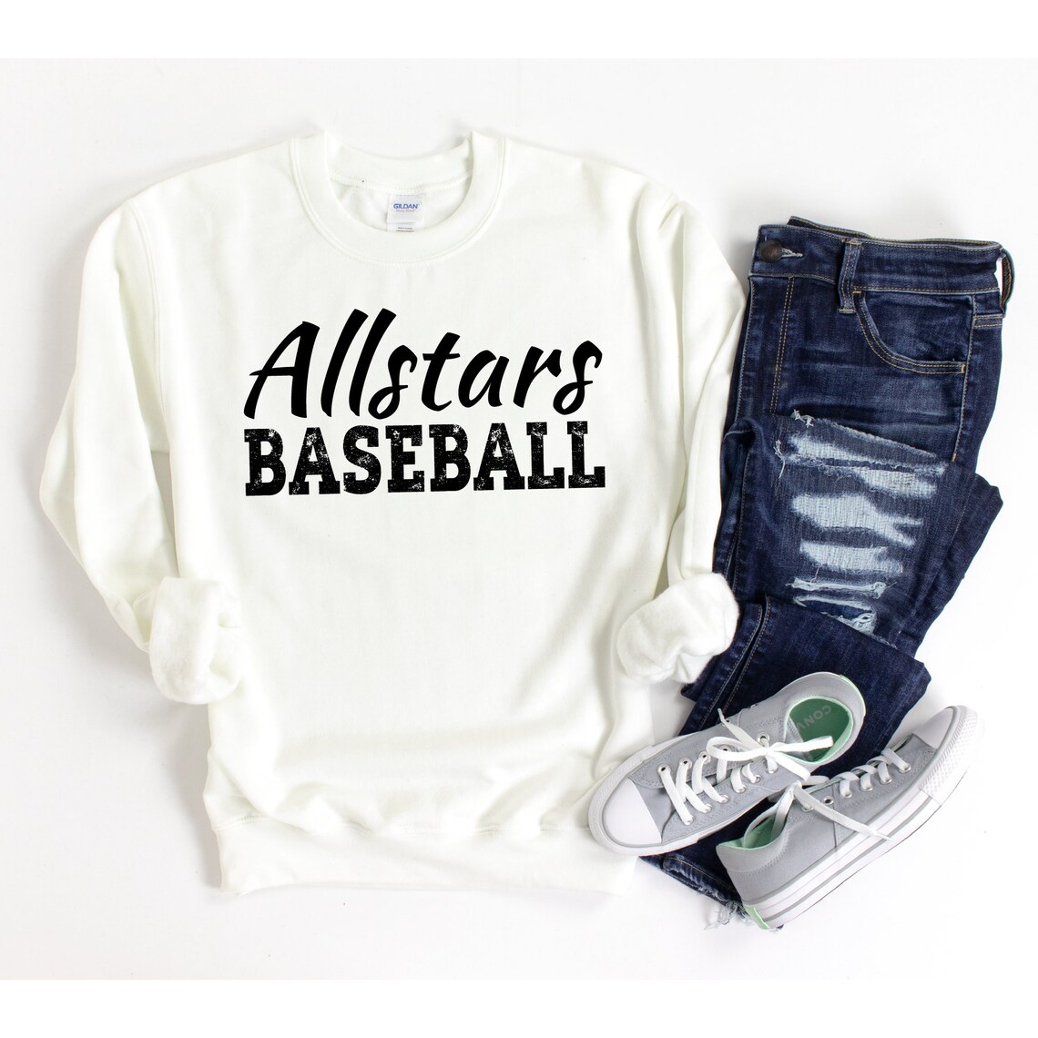 Custom Baseball Sweatshirt Womens Baseball Sweatshirt Etsy