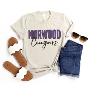 Personalized baseball shirt. Custom baseball Mom tee with team or mascot name and team colors.