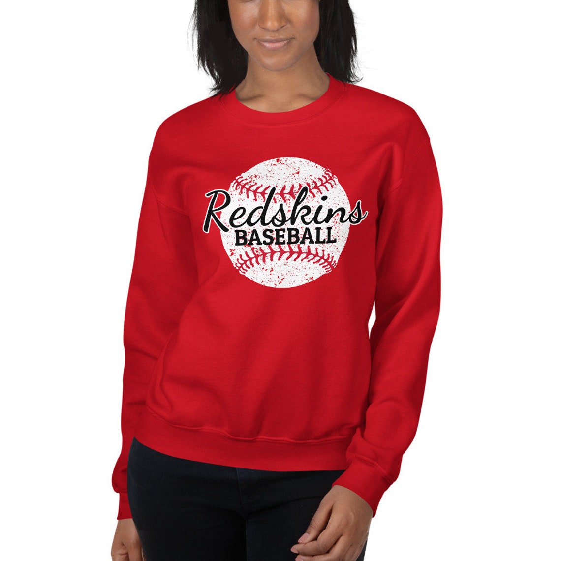 Baseball Mom Sweatshirt Womens Baseball Sweatshirt Long Etsy