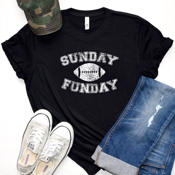 Sunday Funday shirt Football Shirt Football Mom Shirt | Etsy