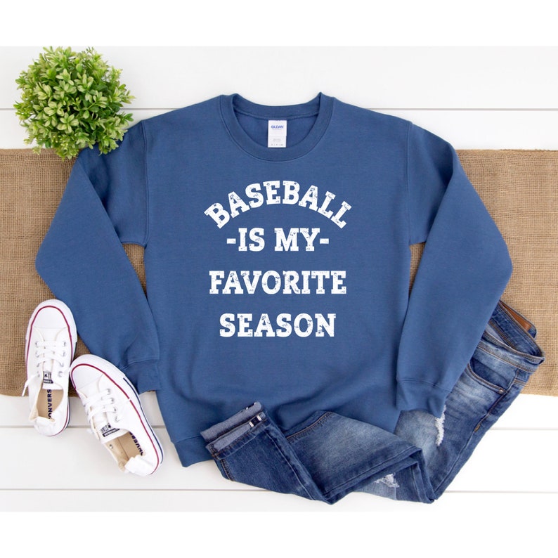 Baseball Sweatshirt Womens Baseball Sweater Cute Baseball Etsy
