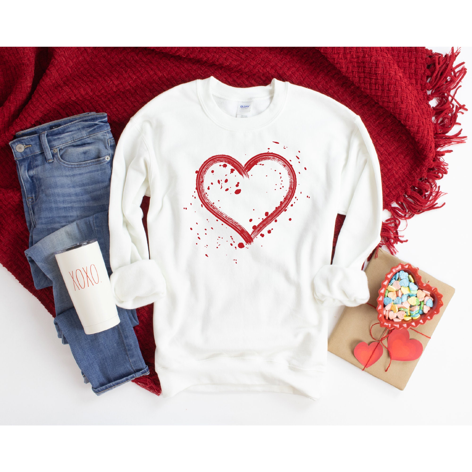 Sudadera de San Valentín para mujer camisa de San Valentín | Etsy