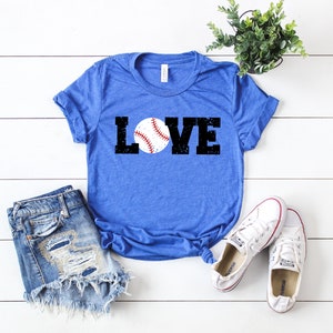 Baseball Mom Shirts, Baseball Shirt, Baseball Shirts for Women, Baseball Gifts, Game Day Tee, Baseball TShirt for Mom, Love Baseball Tee