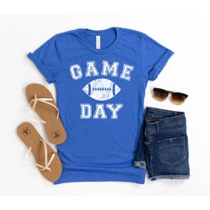 Fußball-Spiel-Tag-Shirt, Fußball-Shirt, Fußball-Shirts für Frauen, Spiel-Tag-T-Stück, Frauen-Fußball-T-Shirt, niedliches Fußball-Oberteil-Fußball-Mama-T-Shirt