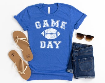 Football Game Day Shirt, Football Shirt, Football Shirts for Women, Game Day Tee, Womens Football Tee, Cute Football Top Football Mom TShirt