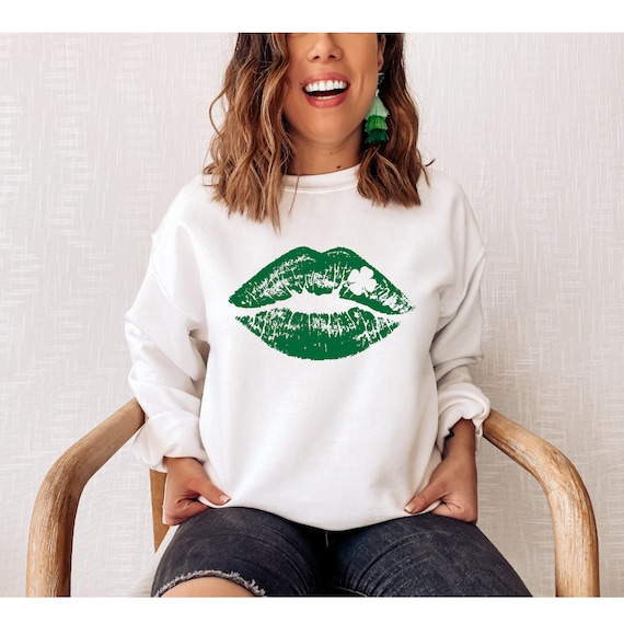 Cute Lip St Patrick's Day Gift Women T-Shirt Cute Lip St Patrick's Day Gift Women T-Shirt