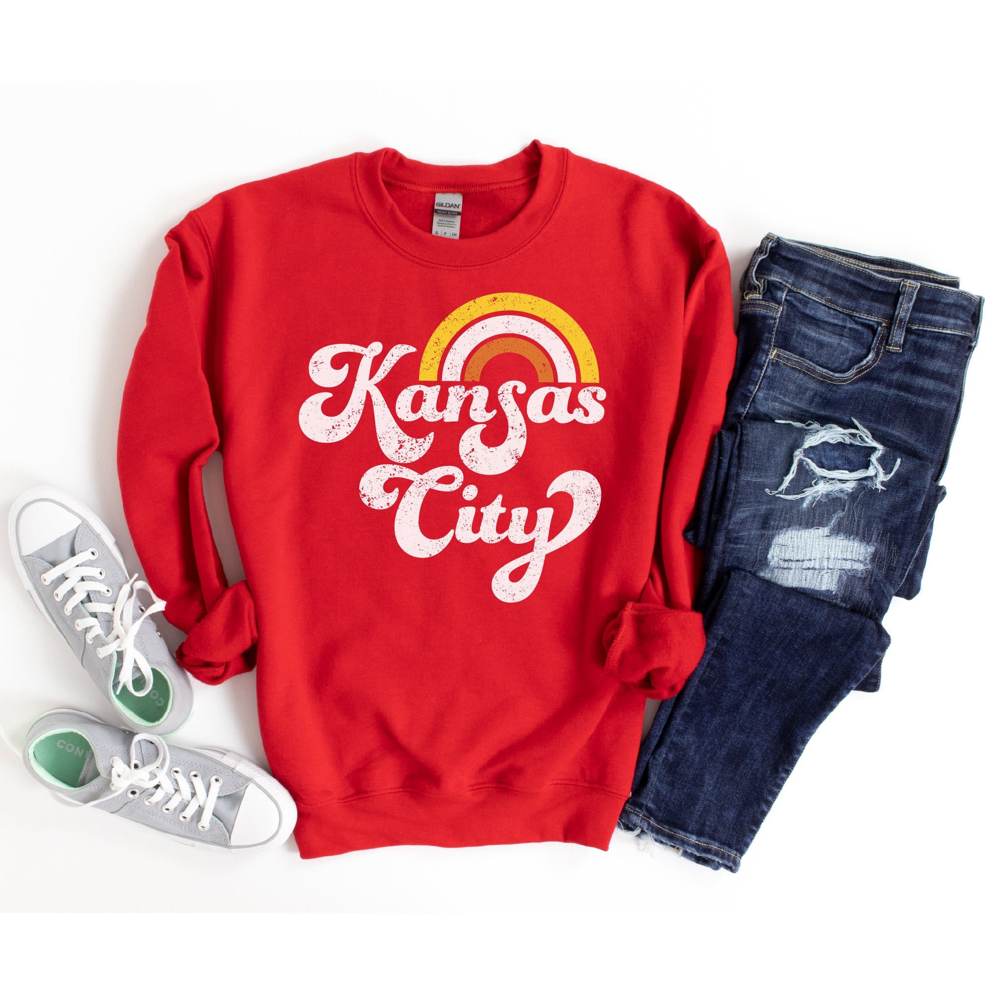 Cutest KC Fan Girl's Kansas City Baseball Shirt KC 