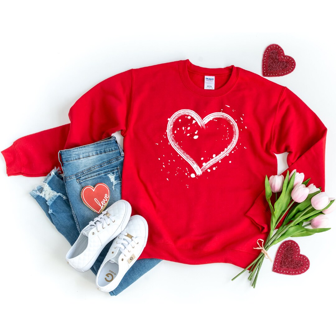 Sudadera de San Valentín para mujer, camisa de San Valentín, camiseta ...