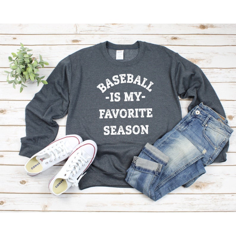 Baseball Sweatshirt Womens Baseball Sweater Cute Baseball Etsy