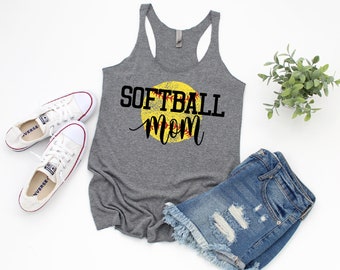 Softball Mom Shirts, Softball Tank Top, Softball Mom Tank, Softball Shirts for Women, Softball Shirt, Softball Tanks, Softball Life, Gift