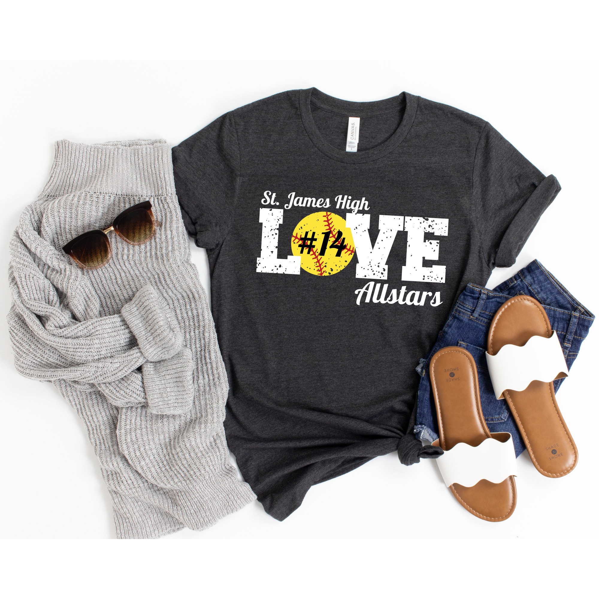 Women Custom Softball Tees Softball Mom 