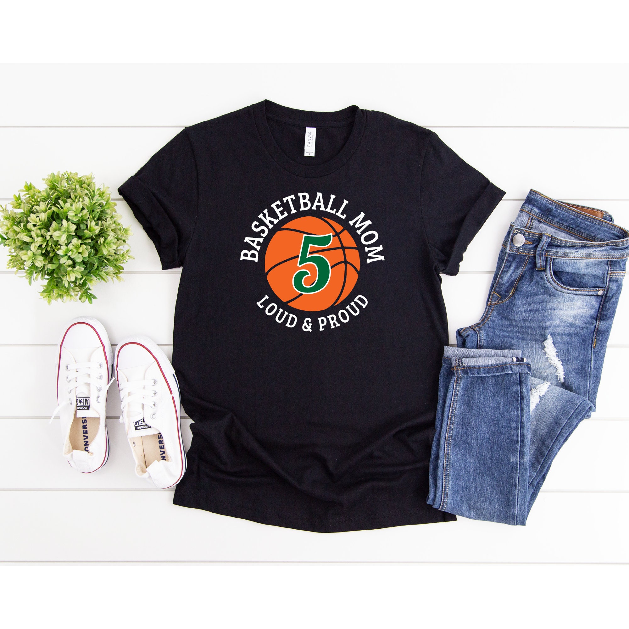 Basketball Mom Shirt Basketball Shirt Women Number | Etsy