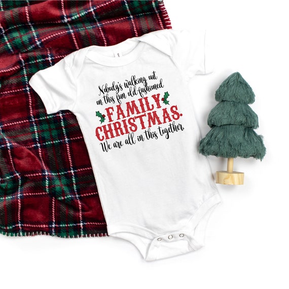 Christmas Vacation Shirt Baby Funny Christmas Outfit for Babies Christmas Vacation Bodysuit Matching Family Christmas Pajamas Baby Tees Etsy Australia