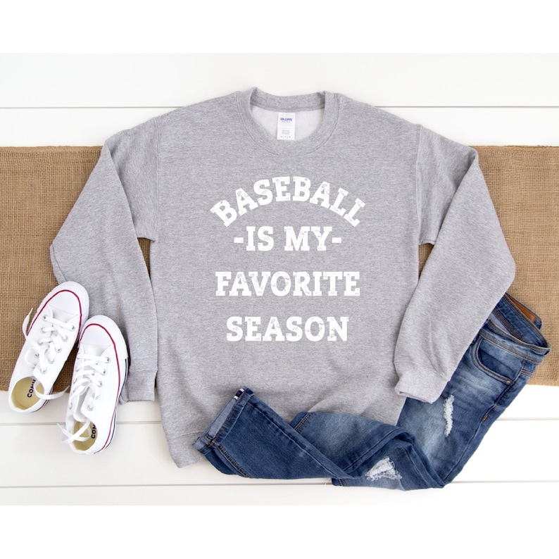 Baseball Sweatshirt Womens Baseball Sweater Cute Baseball Etsy