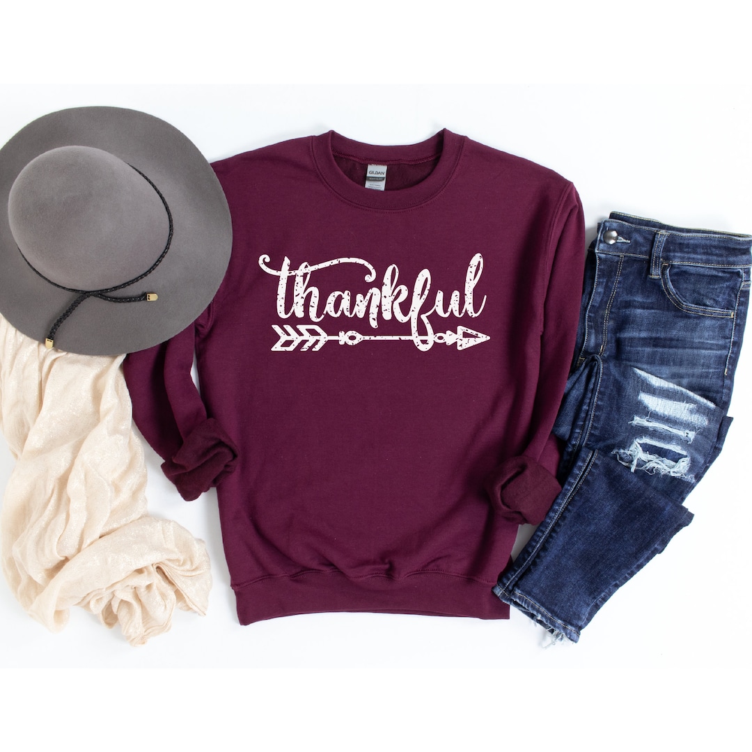 Good Hyouman Vita Be Thankful Sweatshirt - White main image 0