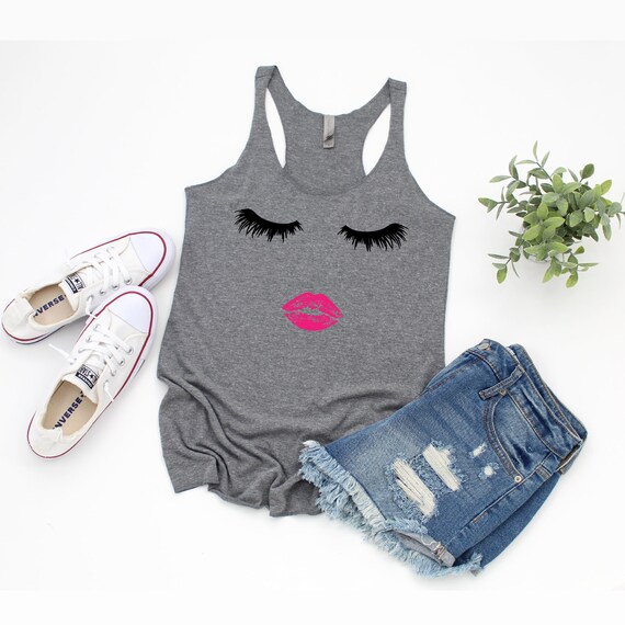 Eyelash Lips Lipstick Lash T-Shirt Eyelash Lips Lipstick Lash T-Shirt