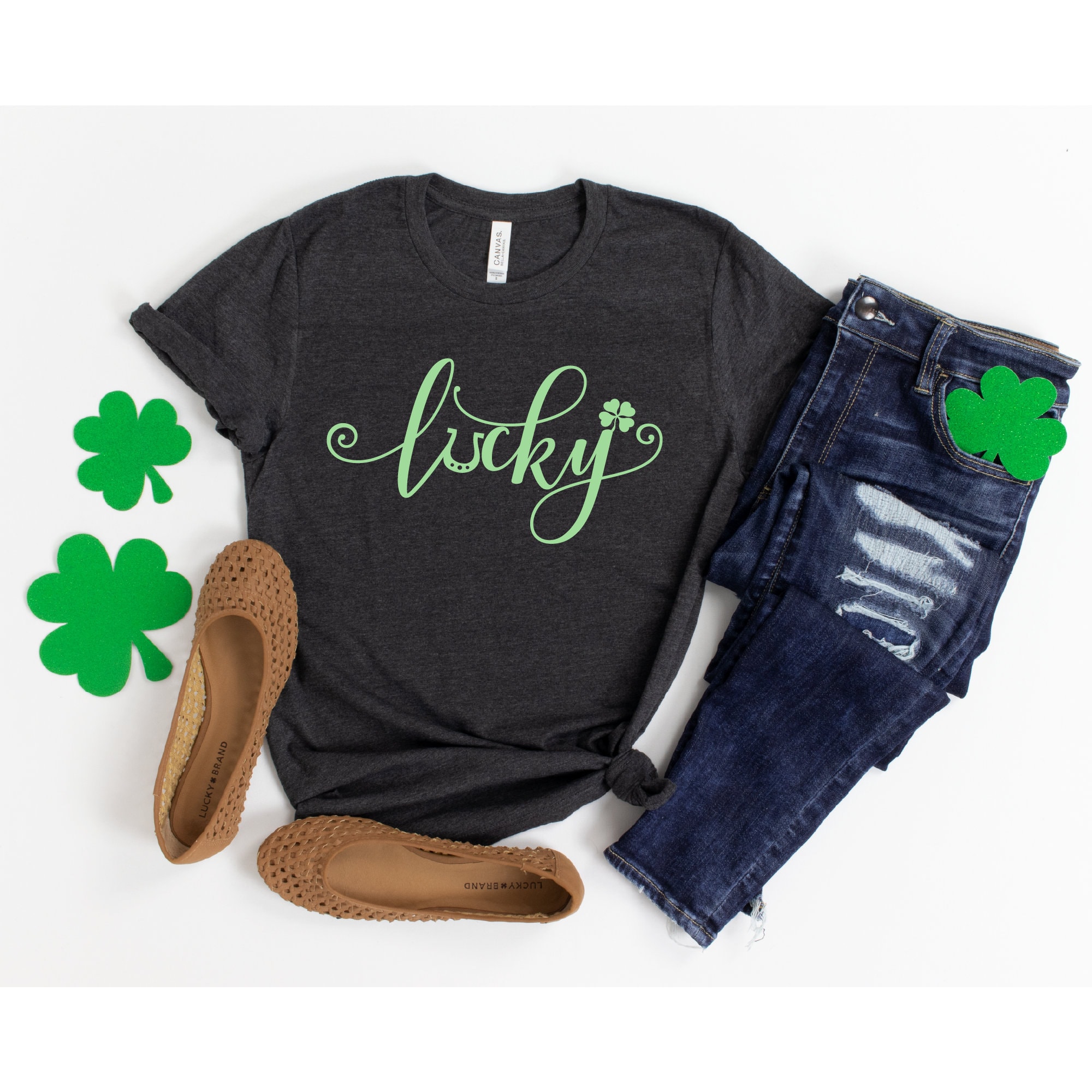 St Patricks Day Shirts for Women Lucky 