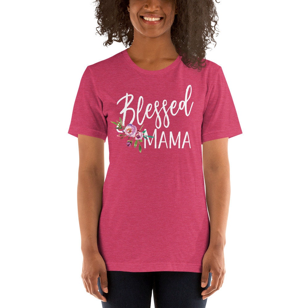 Mom Shirt Mama Shirt Blessed Mama Shirt Mommy and Me | Etsy