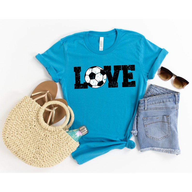 Soccer Shirts for Women Soccer Mom Shirt Love Soccer Etsy