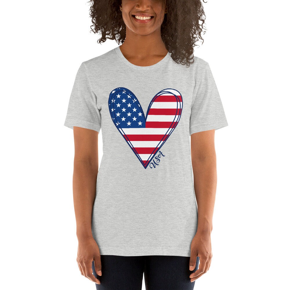 USA Shirt 4th of July Shirt Women July 4th Tshirt Fourth of | Etsy