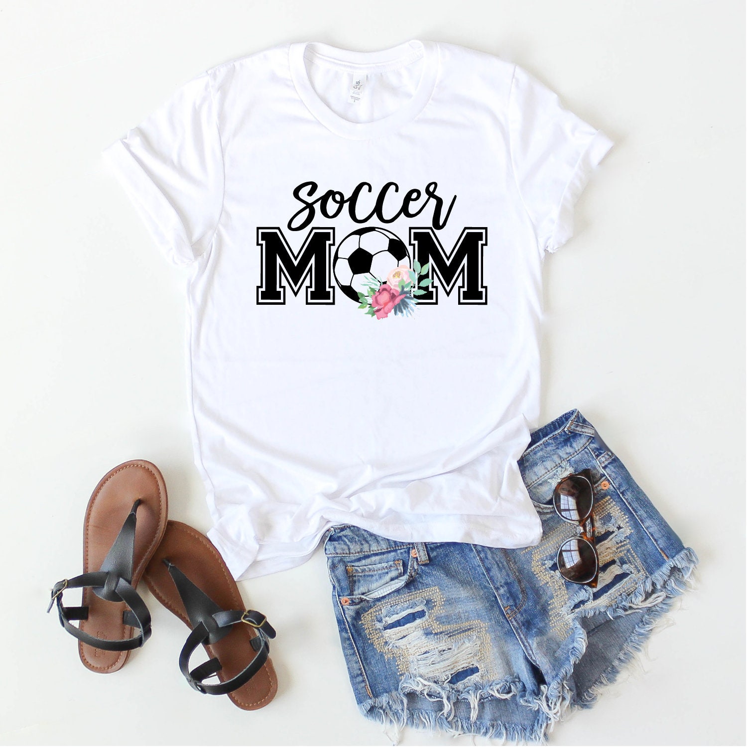 Soccer Mom Shirt Soccer Shirts for Women Womens Soccer | Etsy