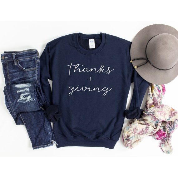 Thankful Sweatshirt Thanksgiving Shirt 