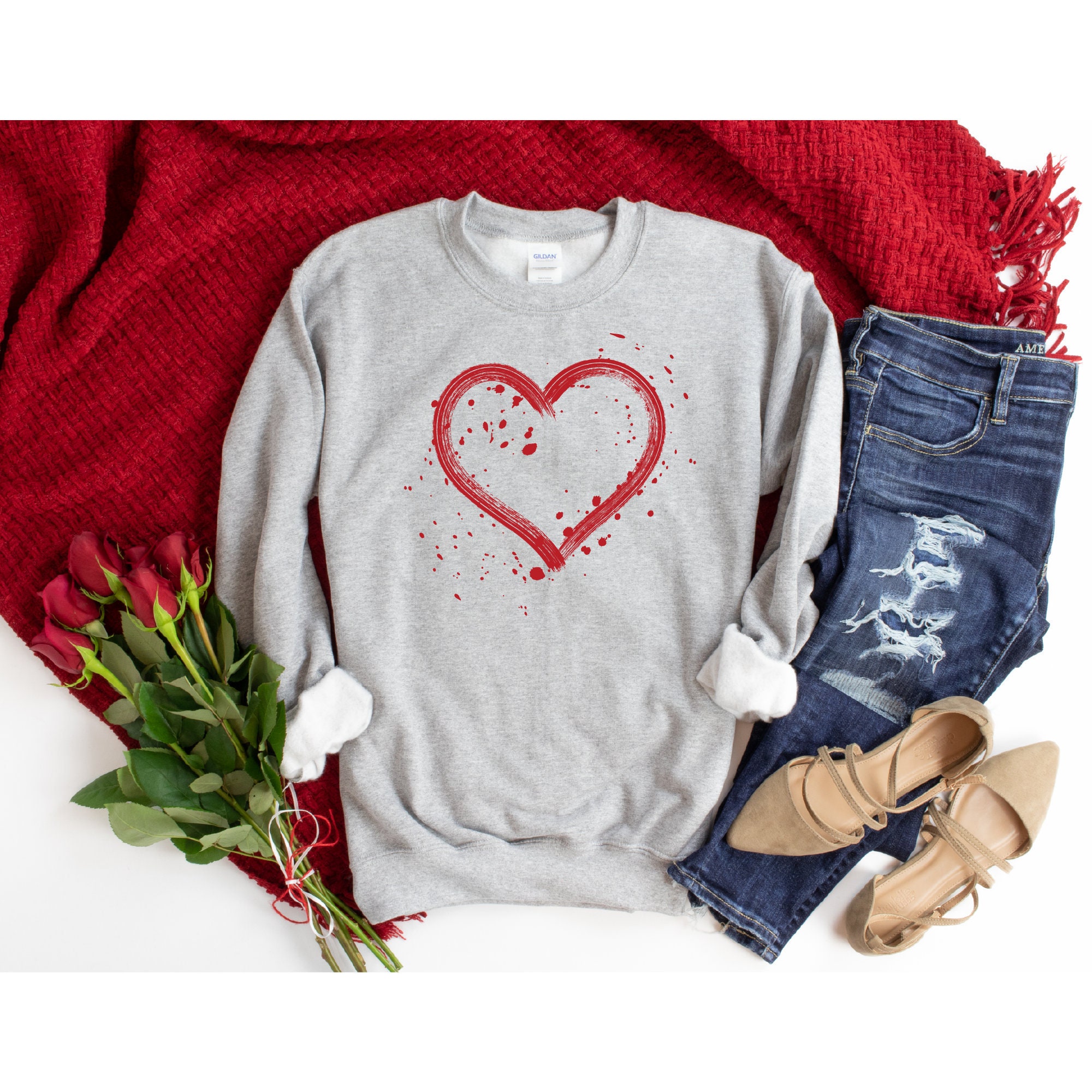 Sudadera de San Valentín para mujer camisa de San Valentín | Etsy