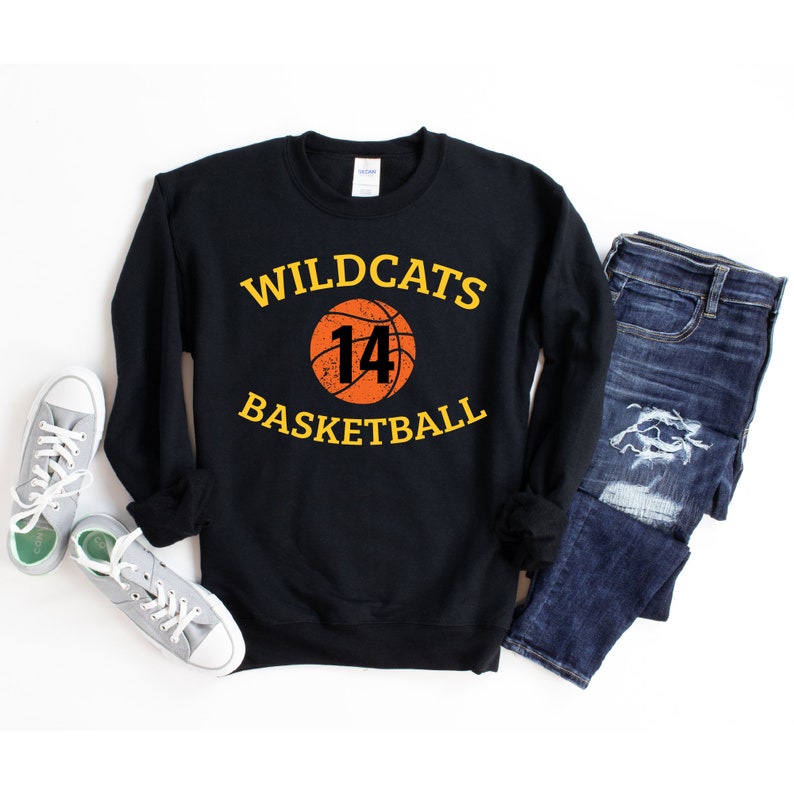 Basketball Sweatshirt Personalized Basketball Sweatshirt Etsy