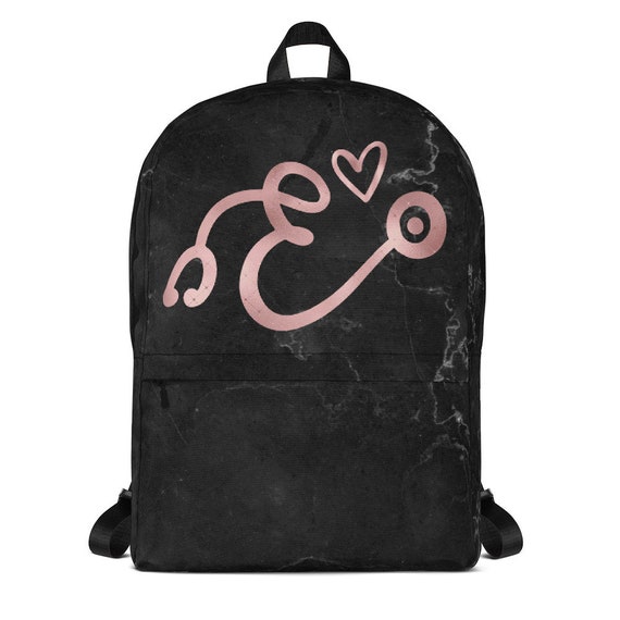 rose gold pink backpack