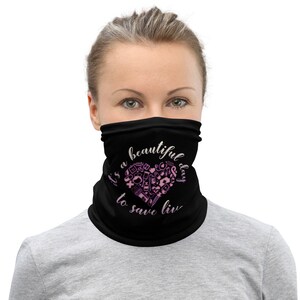 Nurse Pride Bandana Face Mask - It&#39;s a Beautiful Day To Save Lives Nurses Doctor CNA EMT Neck Gaiter - Nurses Week Day Face Shield Headband