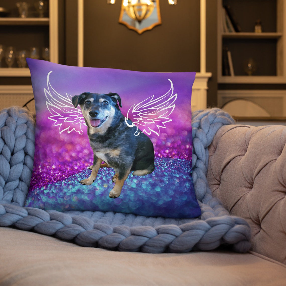 Personalized Pet Memorial Throw Pillow Pet Loss Customized Etsy