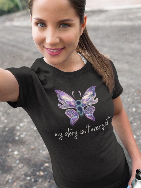 Womens Semicolon Project Mental Health Awareness Butterfly Shirt Womens Semicolon Project Mental Health Awareness Butterfly Shirt