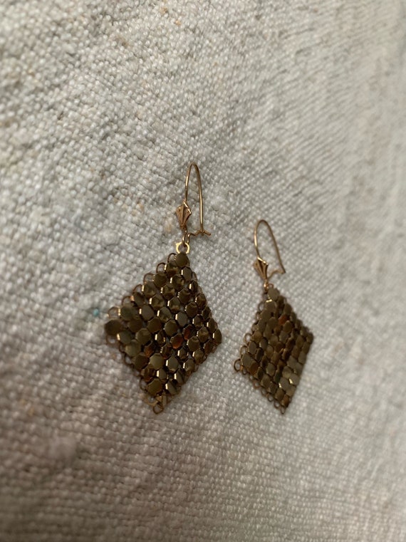 Oasis Gold Lamé Earrings
