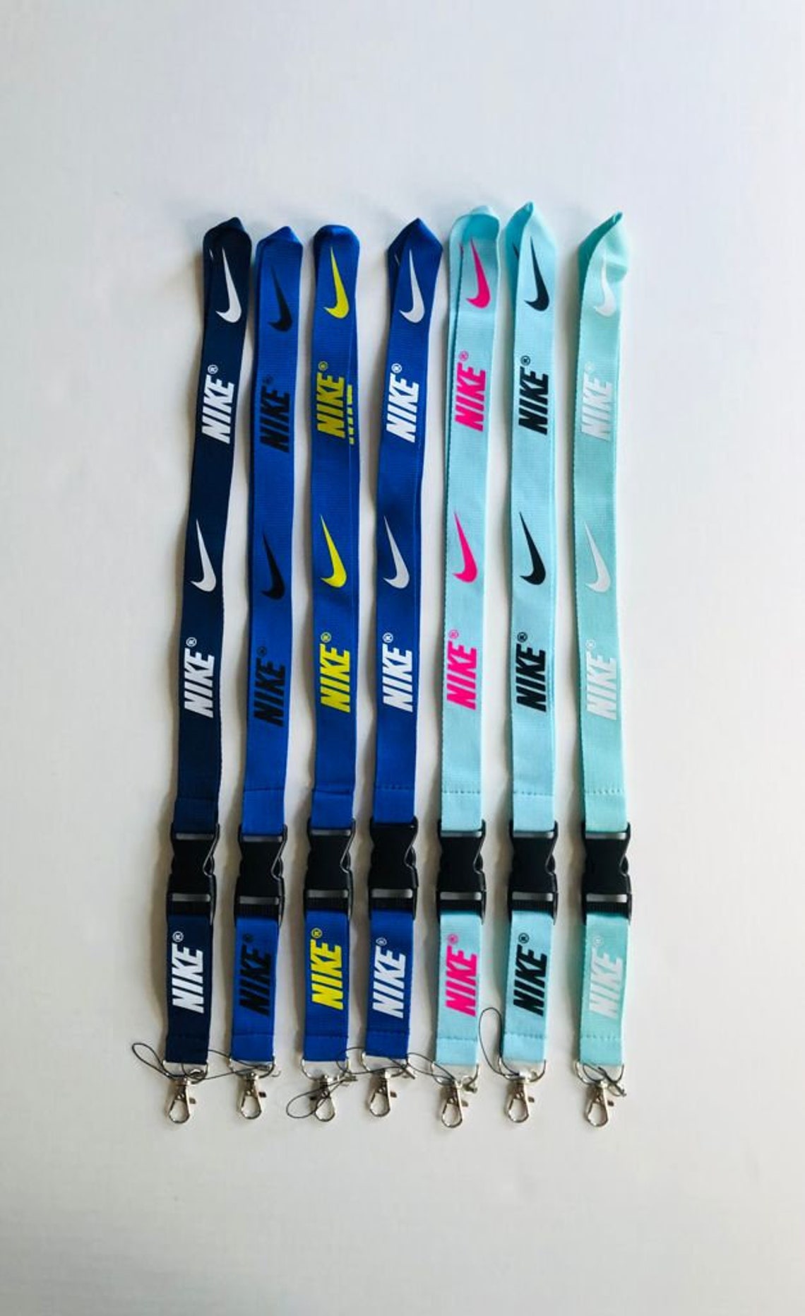 Nike Lanyard Detachable Keychain Badge ID Holder Phone Strap Etsy