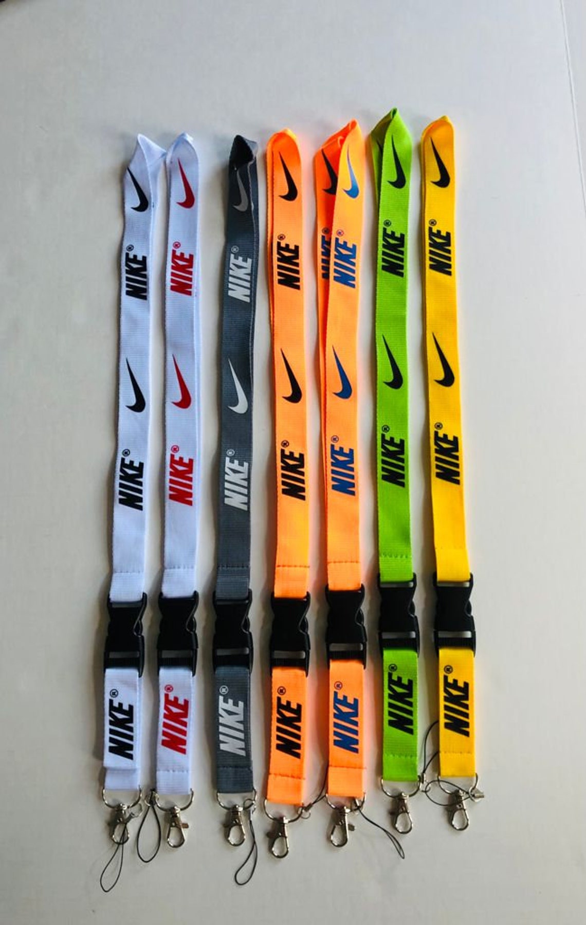 Nike Lanyard Detachable Keychain Badge ID Holder Phone Strap Etsy