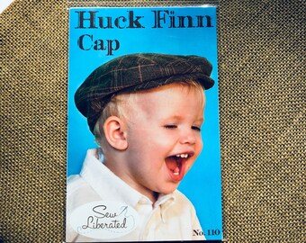 Sew Liberated #110 The "Huck Finn" Cap Kids Paper Sewing Pattern Size 6 Months to 10 Years - Easy - Beginner Friendly - Adjustable Size NEW