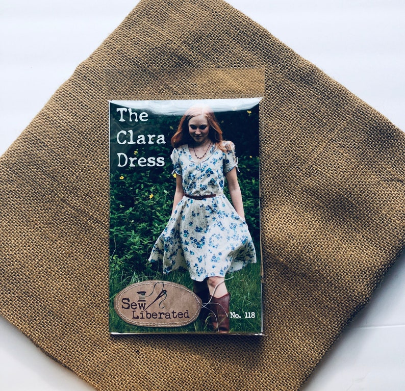 Sew Liberated 118 Clara Shirtwaist Dress Paper Sewing Pattern Size 2-20 Bust 32 44 1/2 Lovely Includes full video tutorial online NEW image 4